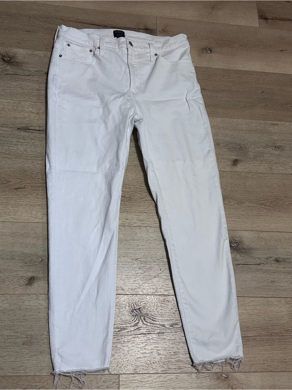 J Crew High High-Rise Straight Leg Jeans